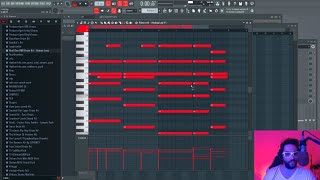 PRODUZINDO BEAT DE TRAP NO FL STUDIO 21 [upl. by Airotkiv]