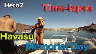 Havasu  Memorial Day  Steamboat Cove Timelapse [upl. by Reisman]