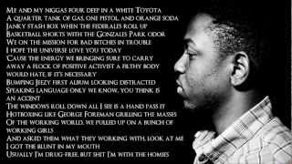 Kendrick Lamar  The Art Of Peer Pressure Lyrics HD [upl. by Yeoz]