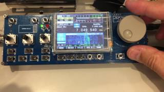 mcHF SDR QRP transceiver kit resceiving signal [upl. by Danieu24]