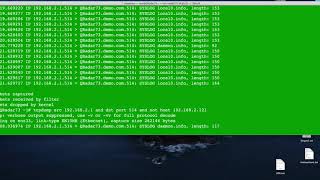 I do not see the logs or flows tcpdump [upl. by Enelie]