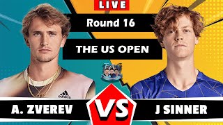 🔴Live SINNER vs ZVEREV • US Open 2023 R4 [upl. by Marienthal187]