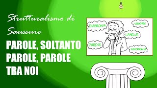 SEMIOTICA  STRUTTURALISMO DI SAUSSURE [upl. by Nirre]