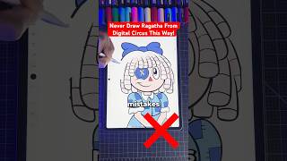 Never Draw Ragatha THIS Way 😡 Digital Circus art shorts digitalcircus [upl. by Hux196]