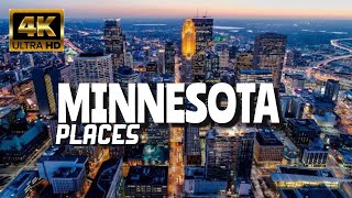 Minnesota In 4K By Drone  Amazing View Of Minnesota Places [upl. by Marinna120]