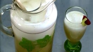 Agua fresca de piña con apio y un toque de limón RecetasdeLuzMa [upl. by Oj697]