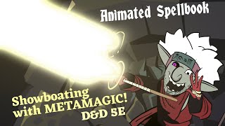 Animated Spellbook Flexing with metamagic 5E DND [upl. by Irrac872]