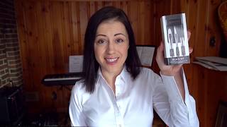 Escoda brush travel black set review by Anna M Bucciarelli [upl. by Hairam228]