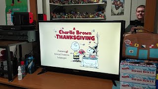 Menu Walkthrough Of A Charlie Brown Thanksgiving BluRayDVD From 2010🦃🍴🍽🍂🍁 [upl. by Etnovahs]