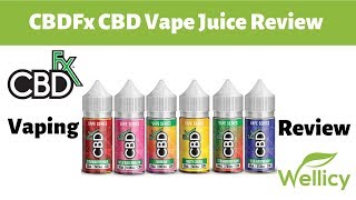 CBDFx CBD Vape Juice Review [upl. by Adiell1]