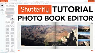 Shutterfly Photo Book Editor  Tutorial [upl. by Amein]