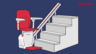 Stairlift Dimensions  Stannah Stairlifts [upl. by Kisor]