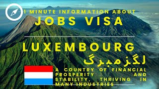 Luxembourg Free Work Visa 2024  Luxembourg Jobs for Pakistani  Luxembourg Seasonal Work Visa 2024 [upl. by Henrik]