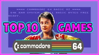 TOP 10 COMMODORE 64 GAMES [upl. by Meekyh]