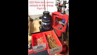 223 Remington bulk ammo reloads on the cheap Part  1 [upl. by Aivin]