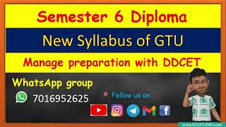 Sem 6 Diploma Engineering  GTU [upl. by Eulaliah159]