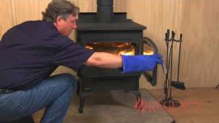 How to Light amp Maintain a Wood Stove Fire [upl. by Ronen]