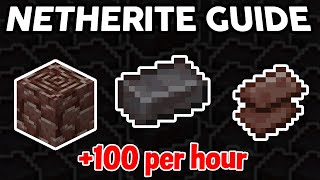 How to find NETHERITE in Minecraft 120 ULTIMATE GUIDE [upl. by Gusba]