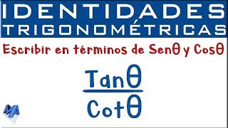 Identidades Trigonométricas Simplificación  Ejemplo 2 [upl. by Revned]