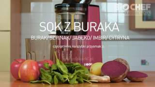 Szybki przepis na sok z buraka z BioChef Whole Slow Juicer wyciskarka do soków [upl. by Umeh922]