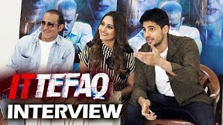 Ittefaq Movie Interview  Sidharth Malhotra Sonakshi Sinha Akshaye Khanna [upl. by Nicol]