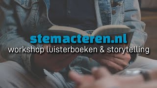 Wat is de Workshop Luisterboeken amp Storytelling [upl. by Jessamyn]