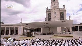 Messe célébrée par le Pape François et Canonisation de François et Jacinthe [upl. by Eolhc100]