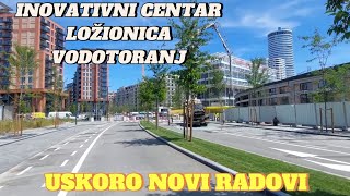 Beograd na vodi deo ispod Gazele radovi novi parking radovi Vodotoranj uskoro novi veliki projekat [upl. by Suilenrac710]