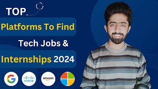 Top websites to find Tech jobs and internships in 2024 internship job remotejobs [upl. by Terr]