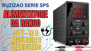 180  Alimentatore da banco 30 V  10 A stabilizzato  RUZIZAO SPS3010 [upl. by Becht]