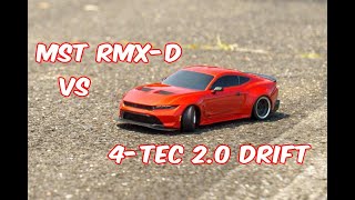 Traxxas 4Tec 20 Drift vs MST RMXD RTR [upl. by Ailaham557]