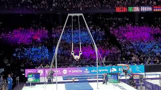 Eleftherios Petrounias🇬🇷  Rings Final🥈  2023 World Championship Antwerp  Score 15066 [upl. by Sean704]