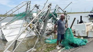 Louisiana shrimper loses everything to Ida [upl. by Kotick]