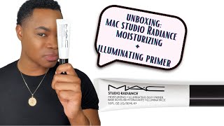 UnboxingMAC Studio Radiance Moisturizing  Illuminating Primer  My Reaction [upl. by Neelav]