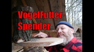 Vogelfutterspender selbst bauen [upl. by Leahcimnoj790]