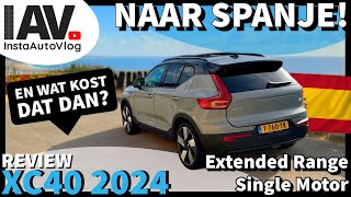 Naar Spanje in de 2024 Volvo XC40 Extended Range Single Motor [upl. by Morganstein596]