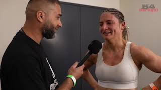 Jacinta Austin Post Fight Interview [upl. by Rennat54]