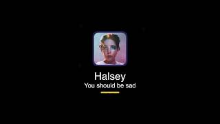 Halsey  You should be sad Official Instrumental [upl. by Fiona]