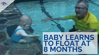 Baby Learns To Float At 8 Months [upl. by Olivette]