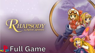 Rhapsody A Musical Adventure PS1  Full Game Walkthrough  No Commentary  Longplay  Gameplay [upl. by Nehtanhoj178]