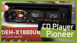 CD Player Pioneer DEH X1880UB [upl. by Sollars]