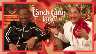 The Candy Cane Lane Cast Sing Their Fav Christmas Songs amp Talk Finding Festive Spirit  MTV Movies [upl. by Nwahsed305]