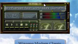 Winamp Skin Modern Classic [upl. by Lleraj]