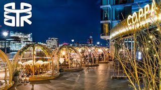 COPPA CLUB  Dine in Riverside Igloos Tower Bridge London [upl. by Iilek]