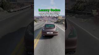 Luxury Sedan maneuverability test buggati automobile automotive beamngdrive beamngdriveramp [upl. by Naor806]