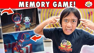 Ryan Play Memory Game Challenge [upl. by Inait]