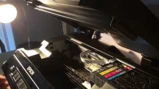 How To Replace The Ink In A Epson XP202 Printer [upl. by Oruhtra949]