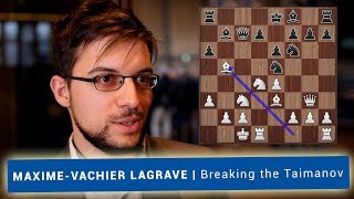 MaximeVachier Lagrave  Novelty in the Taimanov Sicilian  GRENKE Chess Classic 2018 [upl. by Grishilde130]