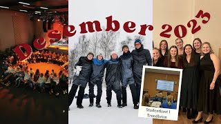 Desember 2023 Julekaker julefest og Krikleir  Studentlivet i Trondheim [upl. by Sherye]