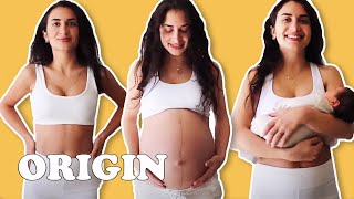 From Bump to Baby  Karins Pregnancy Time Lapse in 2 Minutes  Origin [upl. by Adli]